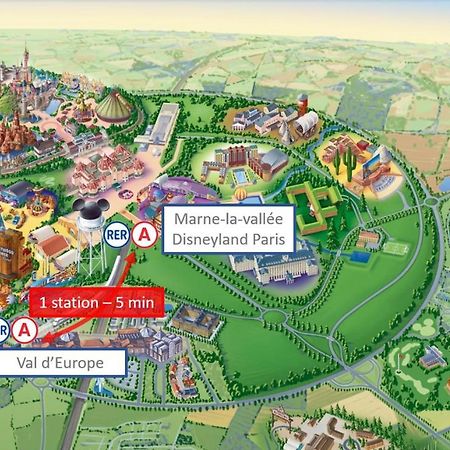 Studio Art - Shopping Center And Train Station 500M - Disneyland Paris 5Min Montevrain Exterior photo